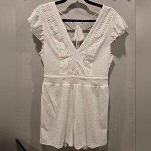 NWT Hem & Thread White Romper